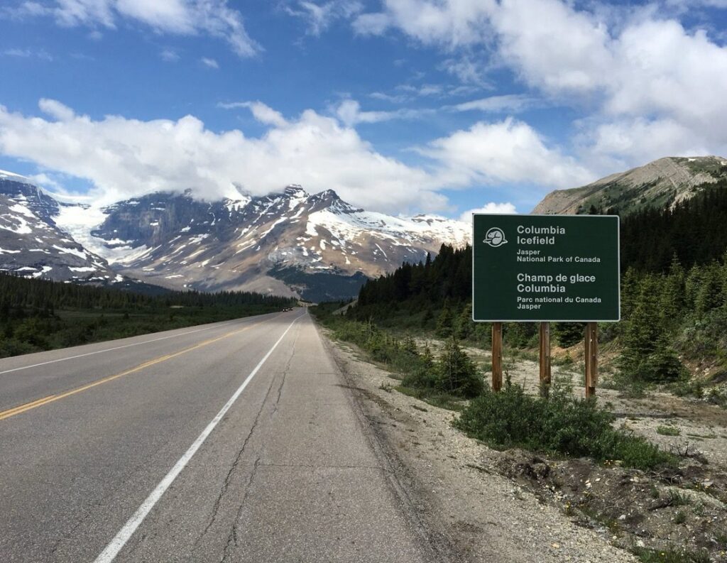 Road in Jasper Canada